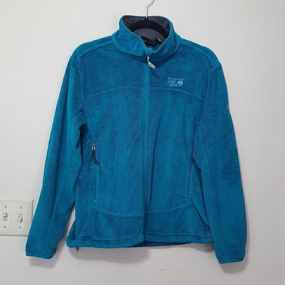 Mountain Hardwear Teal Green Fleece Jacket